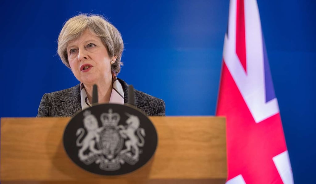 Theresa May, UK prime minister. Photo: Bloomberg