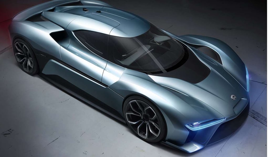 The NIO EVE autonomous vision car of the future. Photo: AFP