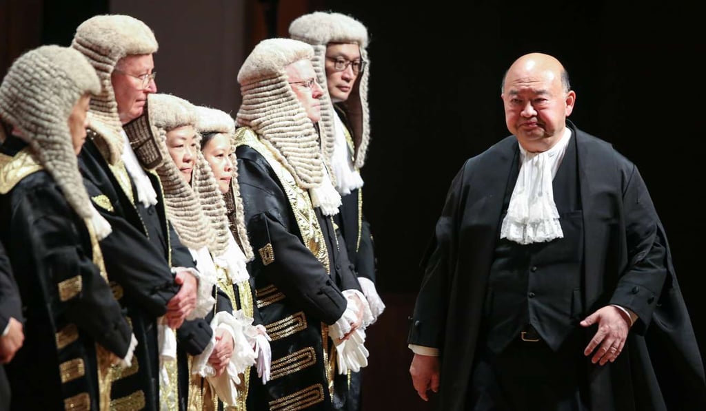 Hong Kong’s Chief Justice Geoffrey Ma Tao-li at the opening of the legal year in January. Photo: Sam Tsang