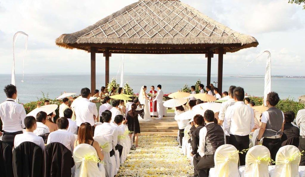 Hong Kong-based destination wedding specialist Bliss Creations says romance, rather than cost, is the main motivation for couples wanting an exotic wedding.