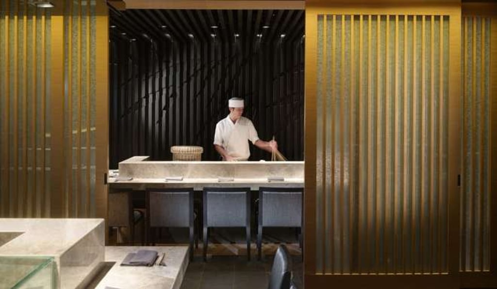 Private dining areas are available at Sushi Ta-ke.