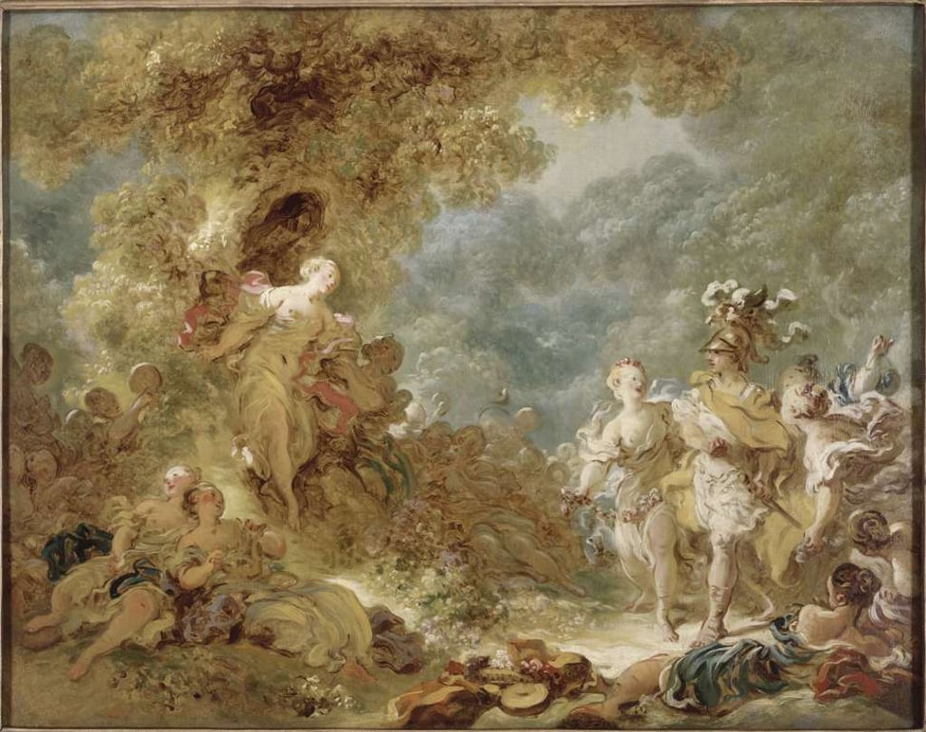 Rinaldo in the Enchanted Forest by Jean-Honore Fragonard.