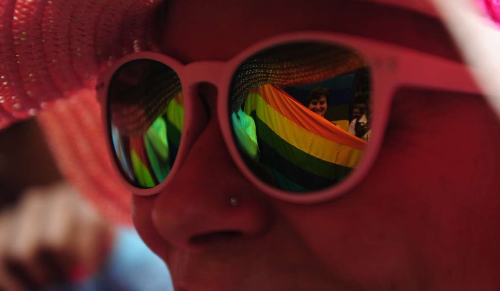 A member of the Indian LGBTQ community at a pride parade in Chennai. Photo: AFP A member of the Indian LGBTQ community at a pride parade in Chennai. Photo: AFP