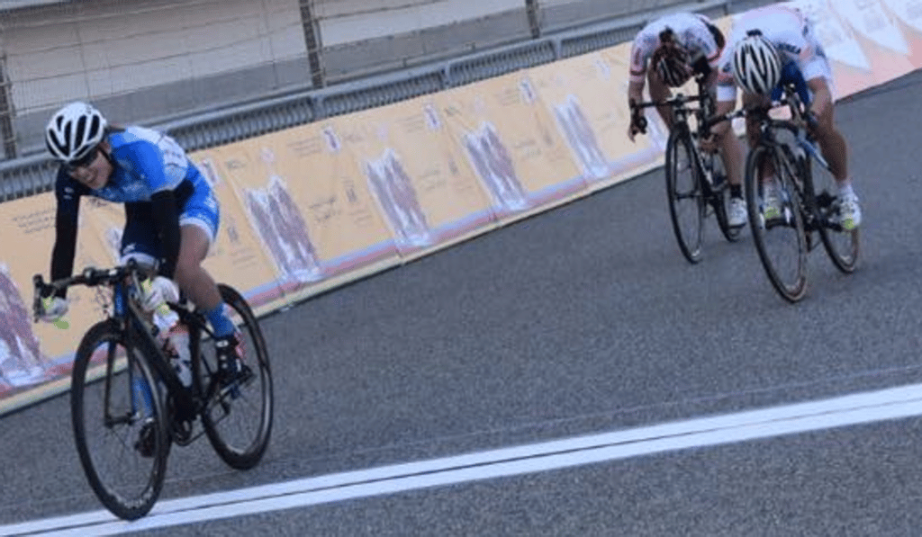 Hong Kong’s Yang Qianyu took gold in the women’s road race at the Asian Championships in India. Photo: Handout