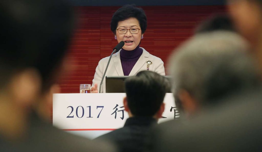 Richard Li said he supported Carrie Lam because of her track record. Photo: Dickson Lee