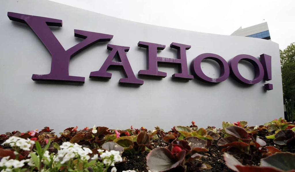 The Yahoo logo is seen outside of the firm’s offices in Santa Clara, Calif. The Justice Department announced charges against four defendants, including two officers of Russian security services, in a data breach at Yahoo. Photo: AP The Yahoo logo is seen outside of the firm’s offices in Santa Clara, Calif. The Justice Department announced charges against four defendants, including two officers of Russian security services, in a data breach at Yahoo. Photo: AP