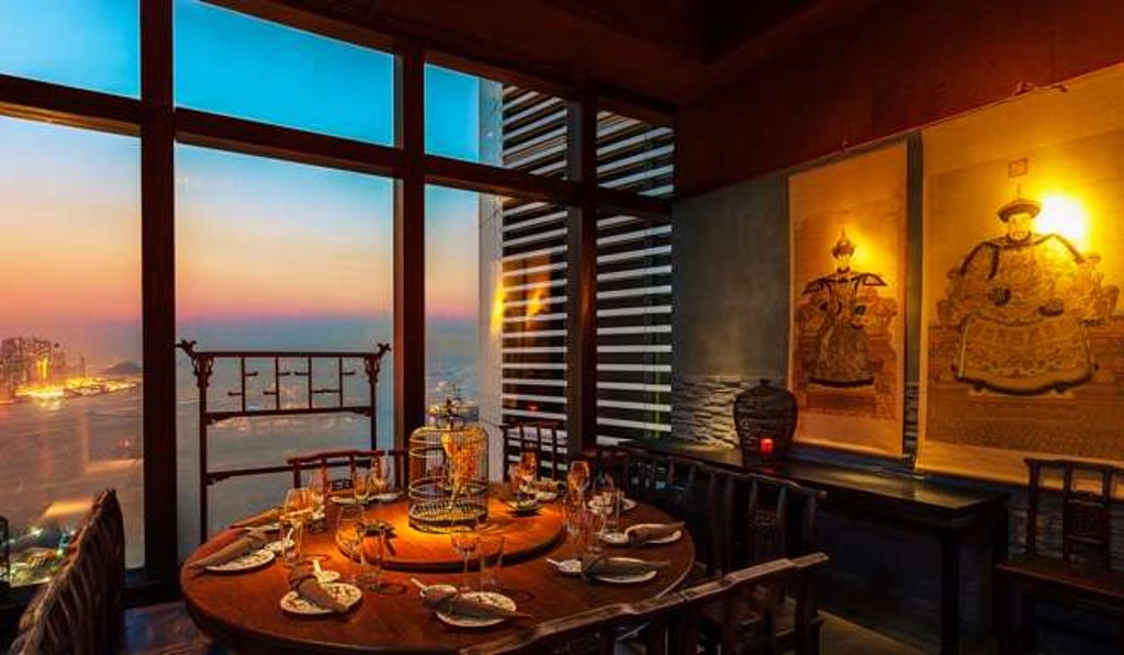 Sitting by the window at Hutong is best for incredible city views.