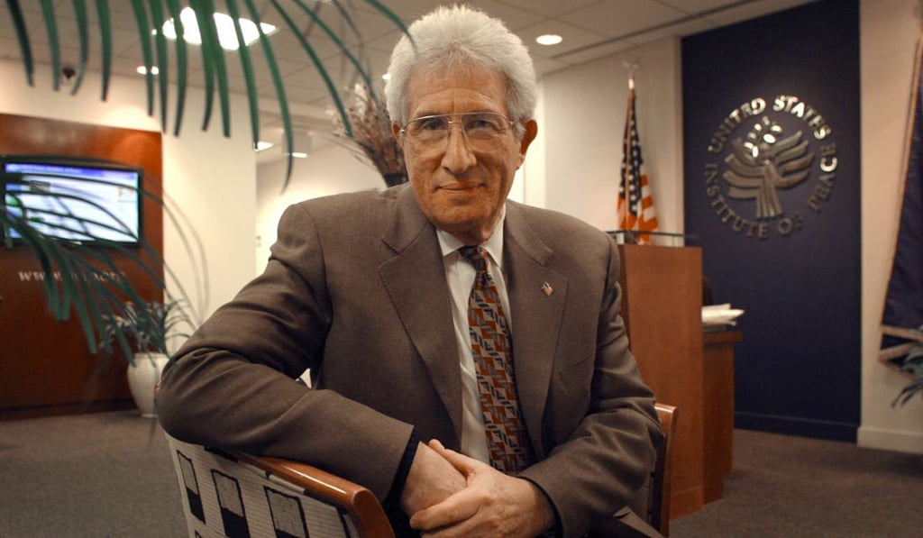 Richard Solomon in 2005 while president of the United States Institute of Peace. Photo: Washington Post / Andrea Bruce Woodall Richard Solomon in 2005 while president of the United States Institute of Peace. Photo: Washington Post / Andrea Bruce Woodall