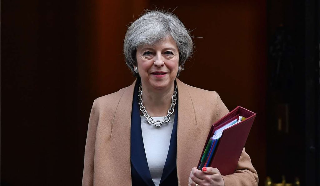British Prime Minister Theresa May plans to trigger by the end of the month the two-year process that will lead to Britain’s exit from the European Unit. Photo: AFP