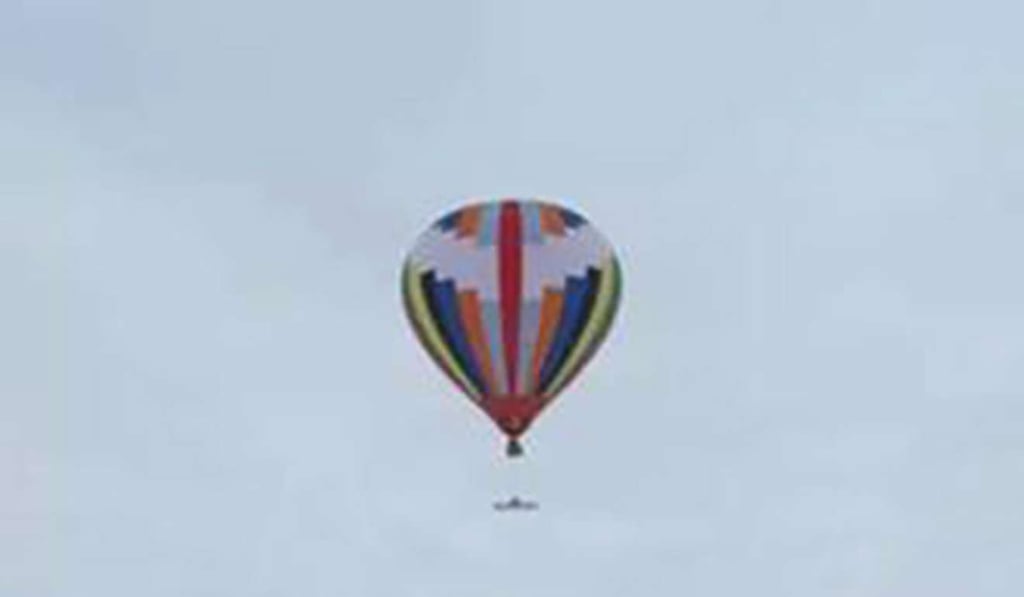 Chinese researchers conduct an experiment to guide down rocket parts. Photo: China Academy of Launch Vehicle Technology Chinese researchers conduct an experiment to guide down rocket parts. Photo: China Academy of Launch Vehicle Technology