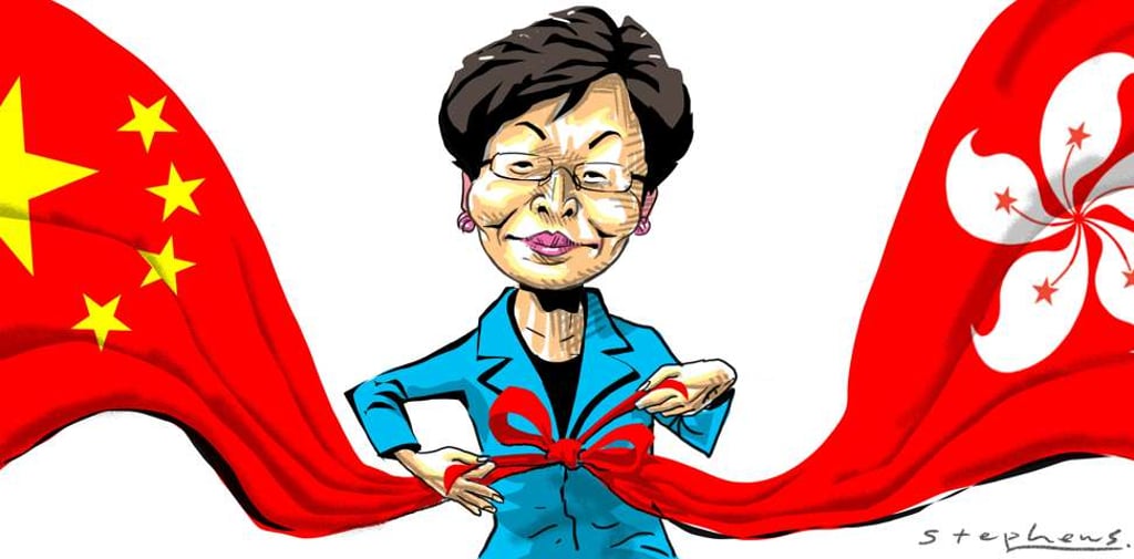 One of Carrie Lam’s urgent tasks, assuming she lands the top job, will be to set herself apart from Leung Chun-ying by demonstrating a more inclusive governing style. Illustration: Craig Stephens One of Carrie Lam’s urgent tasks, assuming she lands the top job, will be to set herself apart from Leung Chun-ying by demonstrating a more inclusive governing style. Illustration: Craig Stephens