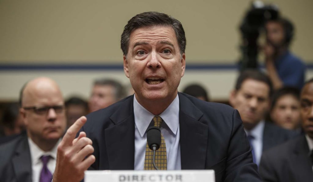 FBI Director James Comey will testify to the US House intelligence committee on Monday, regarding Russia’s role in cybersecurity breaches at the Democratic National Committee, as well as President Donald Trump’s unsubstantiated claim that his predecessor had authorised a wiretap of Trump Tower. Photo: AP FBI Director James Comey will testify to the US House intelligence committee on Monday, regarding Russia’s role in cybersecurity breaches at the Democratic National Committee, as well as President Donald Trump’s unsubstantiated claim that his predecessor had authorised a wiretap of Trump Tower. Photo: AP