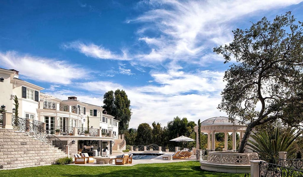 Kirk Nix worked on this 24,000 sq ft home in Bel Air, which was once owned by Kenny Rogers.