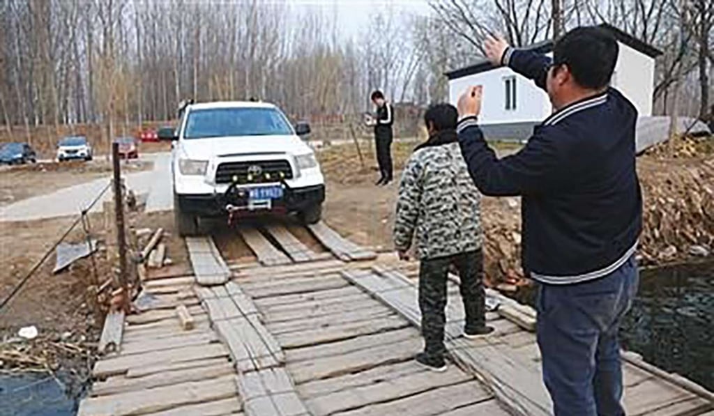 The ferry is only big enough to carry one vehicle at a time. Photo: Handout