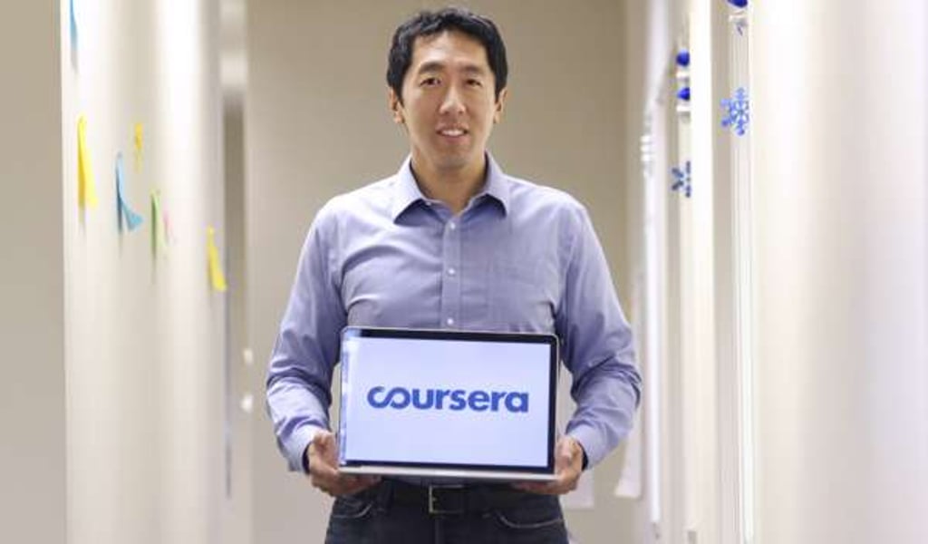 Andrew Ng, associate professor at Stanford, chief scientist of Baidu and Chairman and co-Founder of online learning platform Coursera. Photo: Broadsheet life