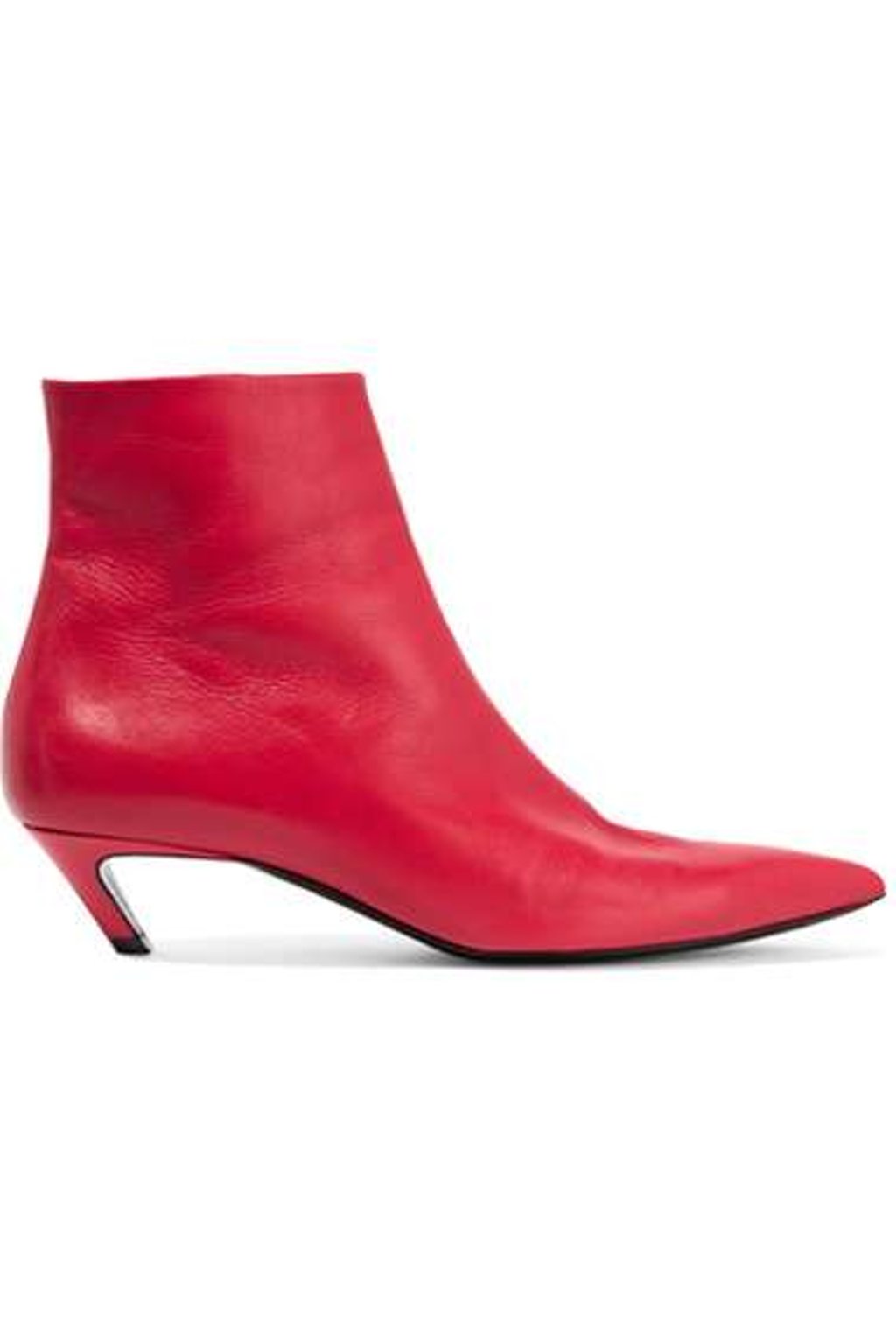 Embrace the season's kitten-heel trend with this edgy pair from Balenciaga: