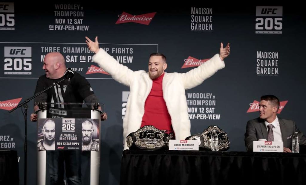 McGregor has an antagonistic approach to media engagements. Photo: AP