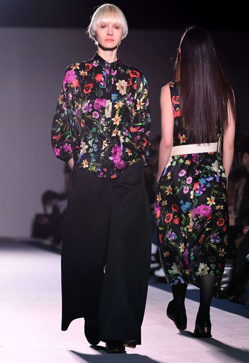 Norio Surikabe’s 2017 Autumn/Winter Collection show at Brillia Running Stadium in Tokyo at Tokyo Fashion Week. Photo: AFP