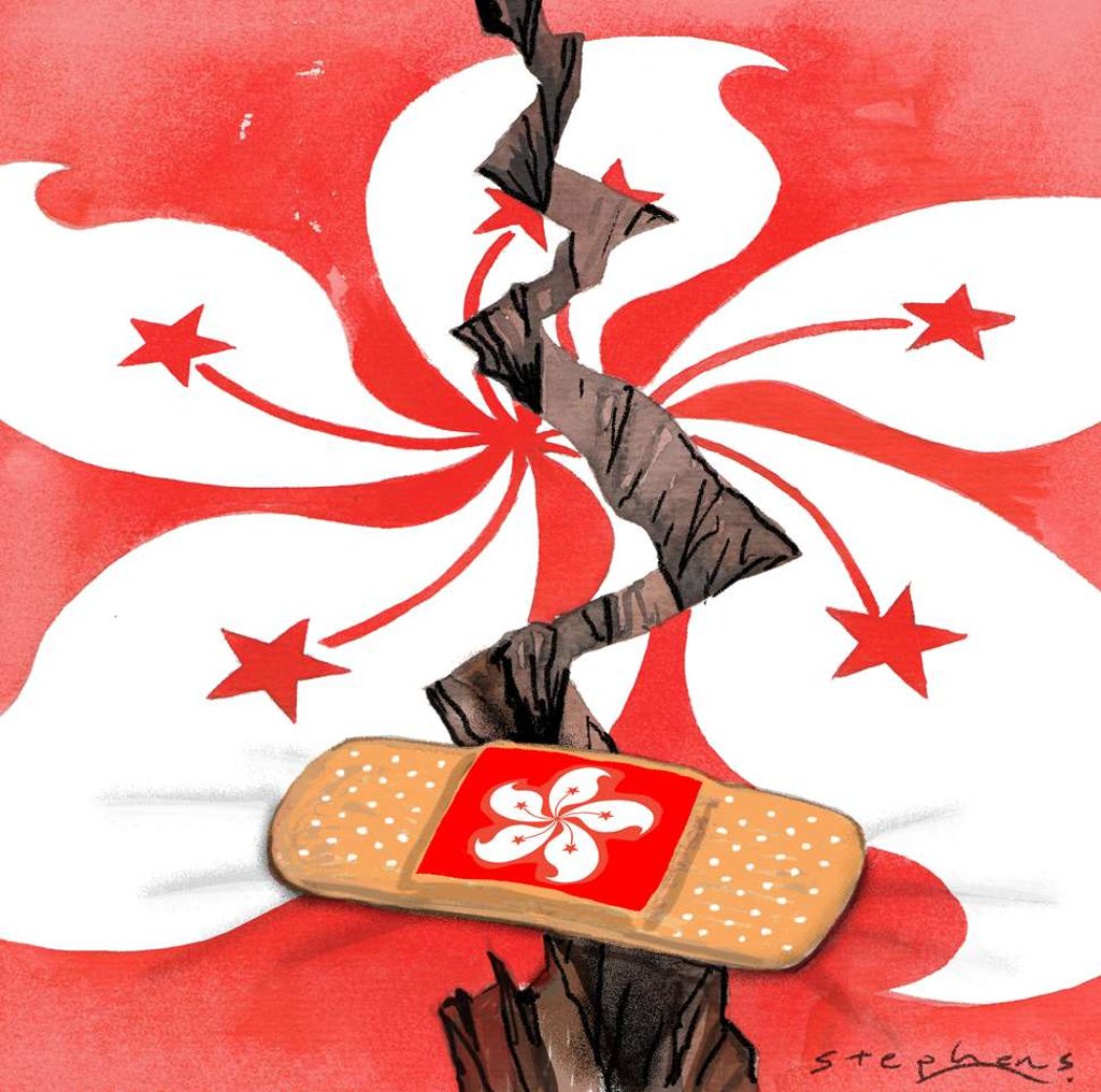 The divide we have been lamenting since the Occupy Central protest movement is now even deeper than ever. Illustration: Craig Stephens