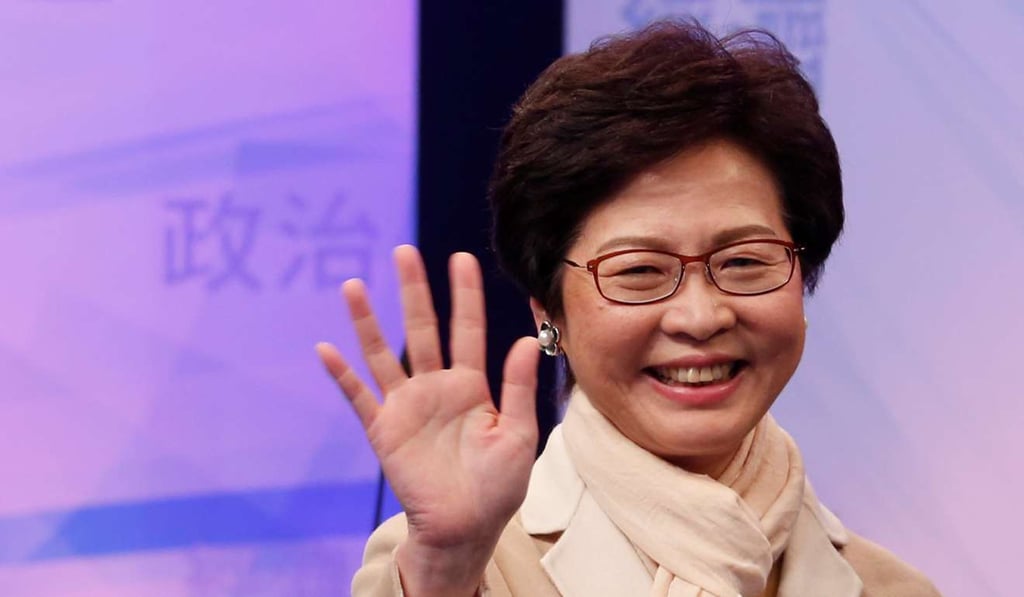 Hong Kong’s former chief secretary Carrie Lam. Photo: Reuters