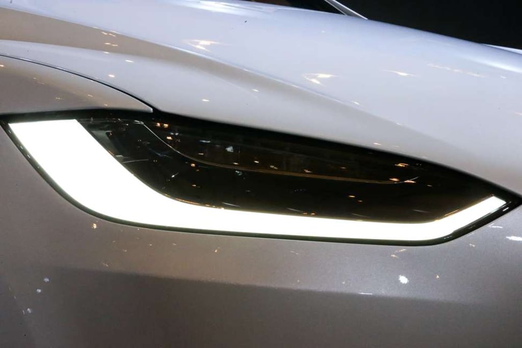 A view of Tesla's Model X. Photo: K. Y. Cheng