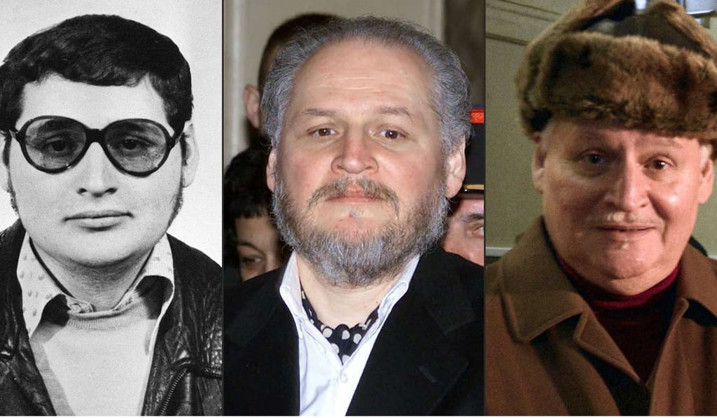 A combination of file pictures of Venezuelan self styled revolutionary Ilich Ramirez Sanchez, also known as Carlos the Jackal. The first taken in the early 1970s, the second shows Ramirez arriving to face trial in Paris in 2001 and the third shows him arriving at the Criminal Court of the Palais de Justice in Paris in 2013. Photos: AFP