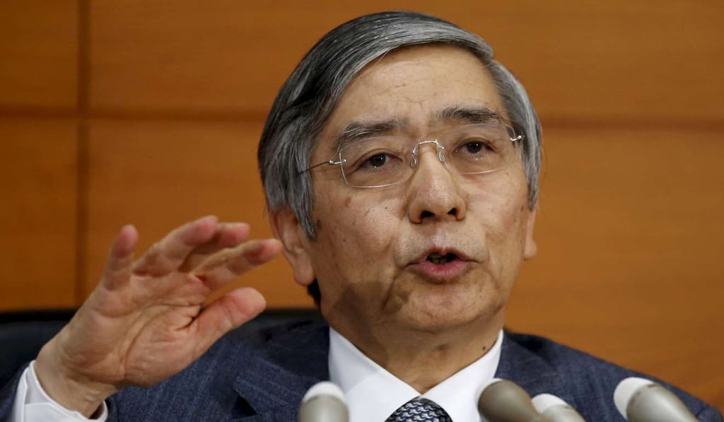 Bank of Japan governor Haruhiko Kuroda sees no immediate reason to change monetary policy. Photo: Reuters