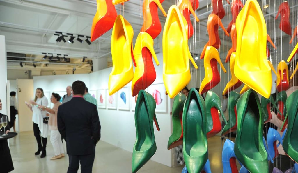 Christian Louboutin brings New York-based Australian artist CJ Hendryok for her Asia debut in Hong Kong