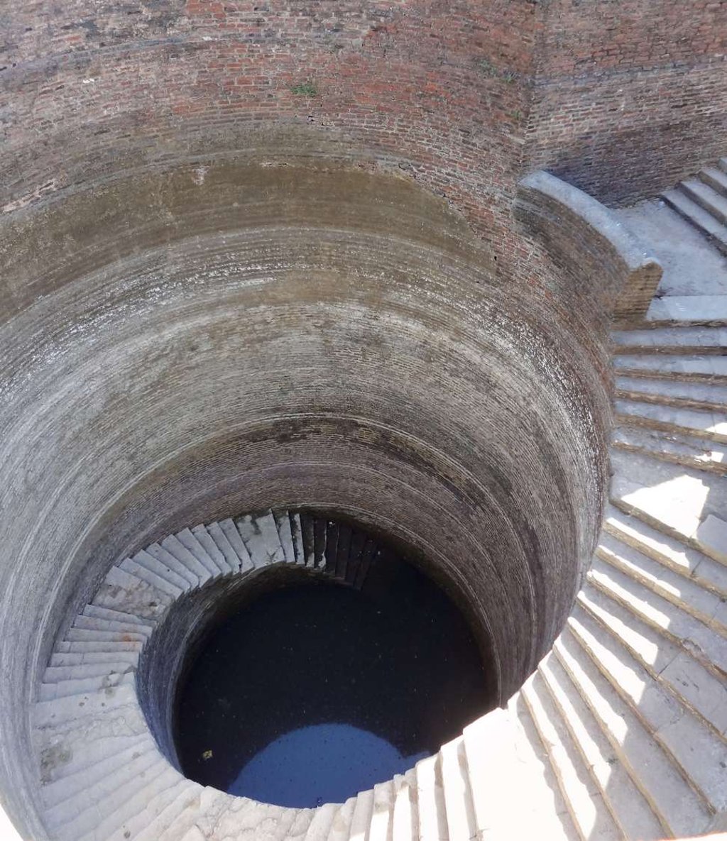 A spiral stepwell included in Victoria Lautman’s book, The Vanishing Stepwells of India.