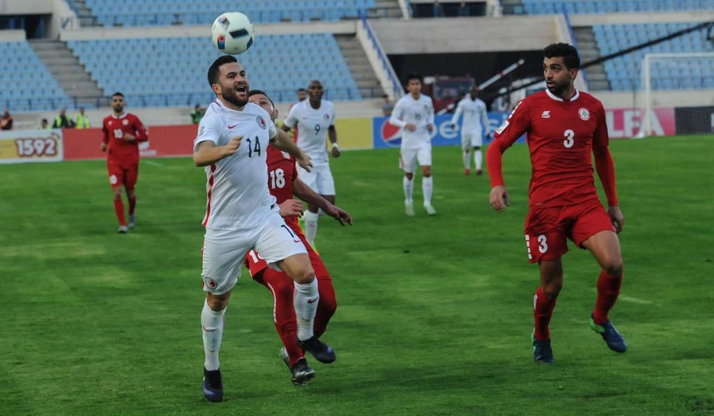 Hong Kong’s Jack Sealy in action against Lebanon. Hong Kong’s Jack Sealy in action against Lebanon.