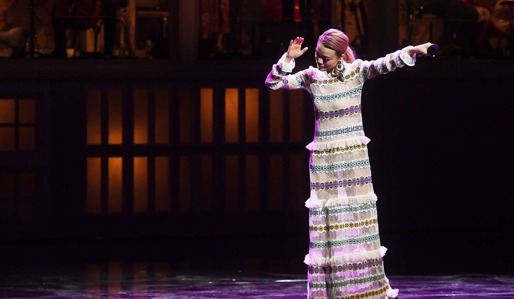 Joey Yung in Alexander McQueen dress for My Secret Live concert