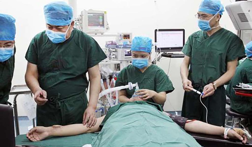 The final seven-hour operation was led by top plastic surgeon Guo Shuzhong. Photo: Handout