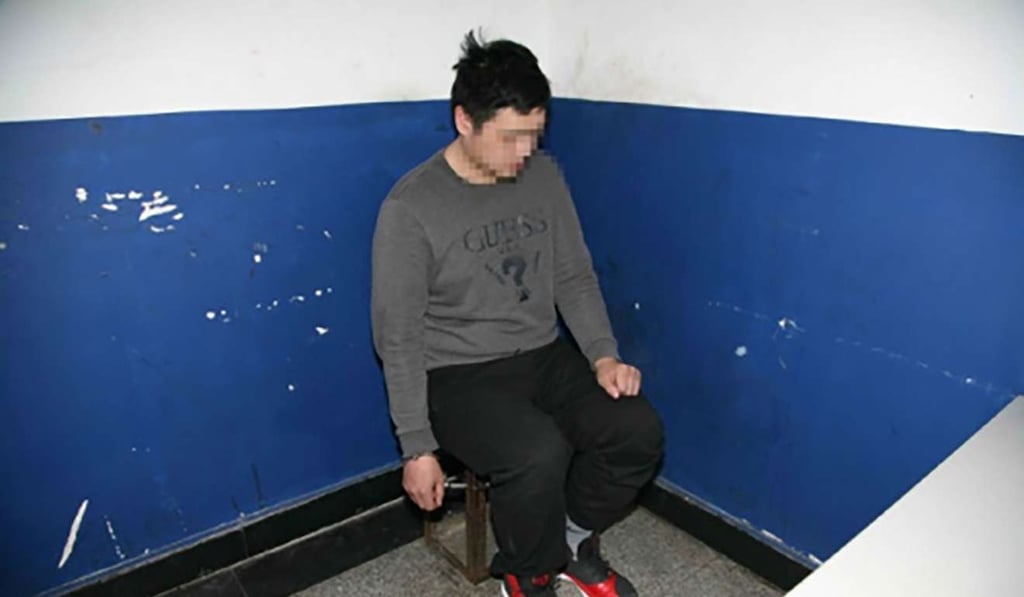 The suspected attacker after his arrest. Photo: Handout