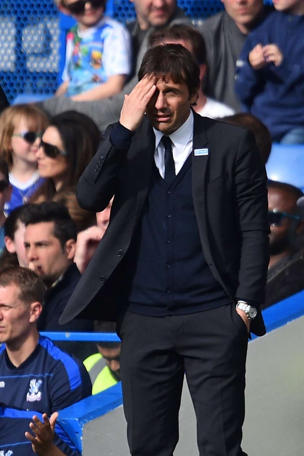 Chelsea manager coach Antonio Conte. Photo: AFP