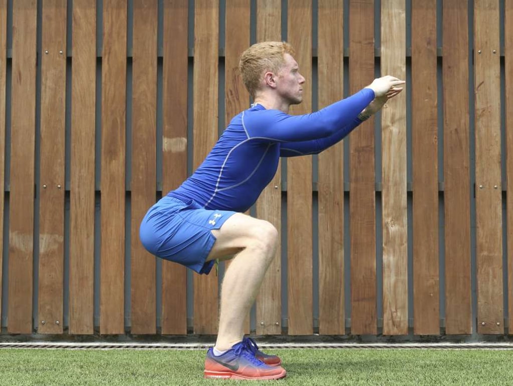 Vertical jump squat