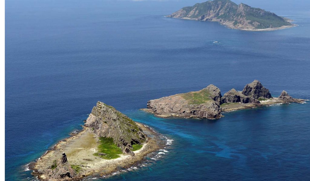 The disputed Diaoyus, also knows as the Senkakus by the Japanese, in the East China Sea. Photo: Reuters