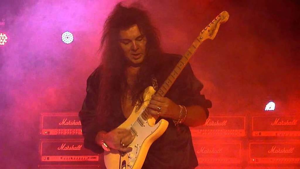 Guitarist Yngwie Malmsteen. I couldn’t play as fast as him, Vai says.