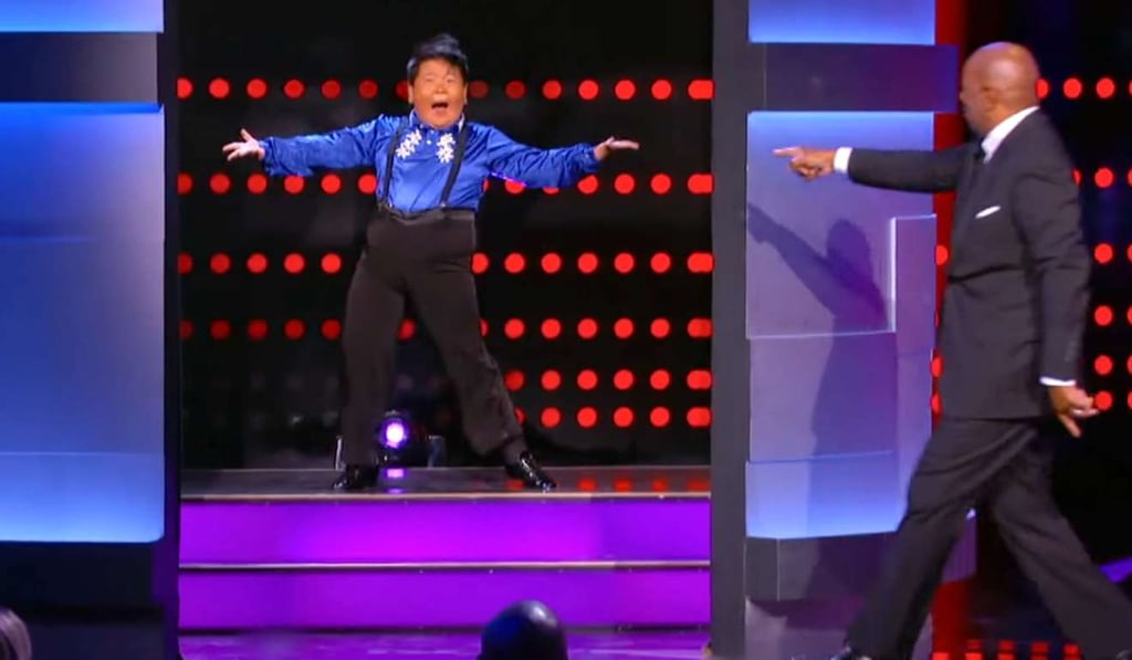 Host Steve Harvey introduces He Xiongfei on ‘Little Big Shots’. Photo: Handout Host Steve Harvey introduces He Xiongfei on ‘Little Big Shots’. Photo: Handout