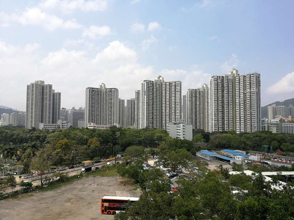 A photo taken with the Huawei P10 from the balcony of the SCMP’s Tai Po office. Photo: Antony Dickson