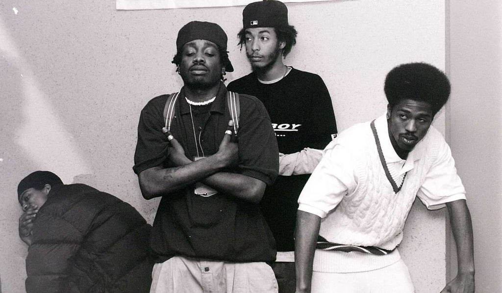The Pharcyde’s original line-up from the 1990s.