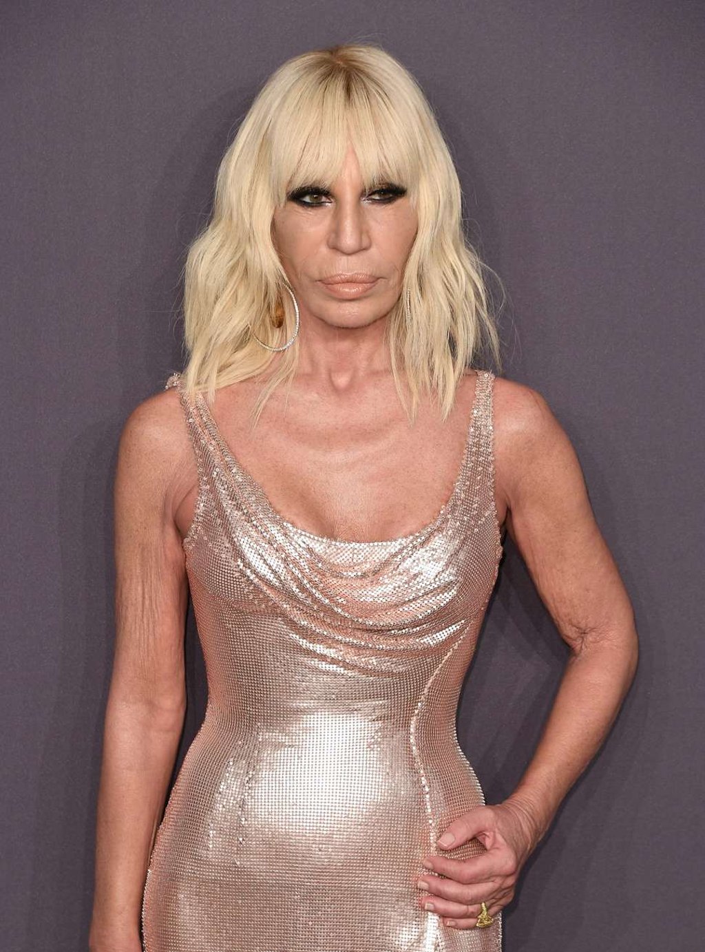 Versace in New York earlier this year. Photo: Angela Weiss Versace in New York earlier this year. Photo: Angela Weiss