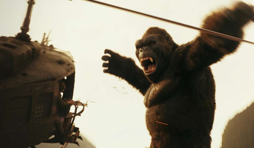 A still from Kong: Skull Island, a hit in China last month.