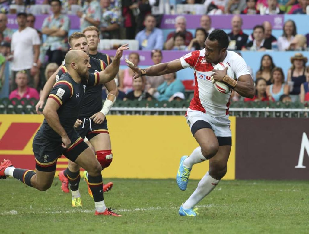 Japan’s Kameli Soejima in action against Wales. Photo: Dickson Lee