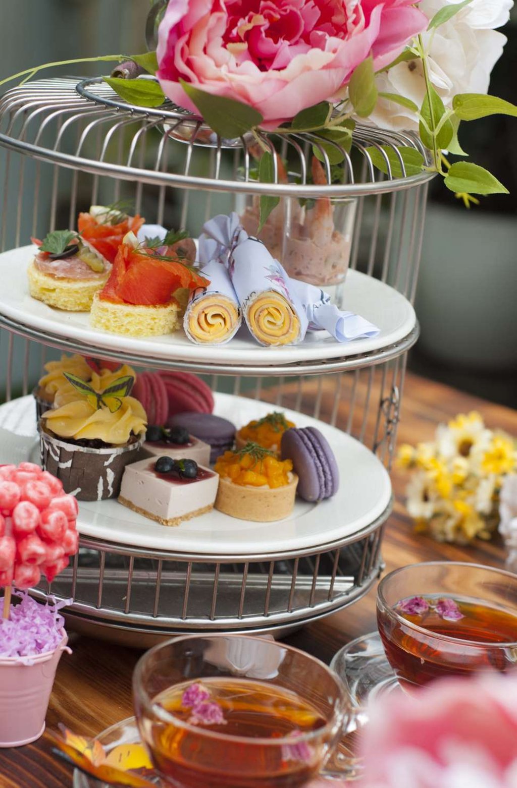 Butterfly blossom afternoon tea at Urban Park