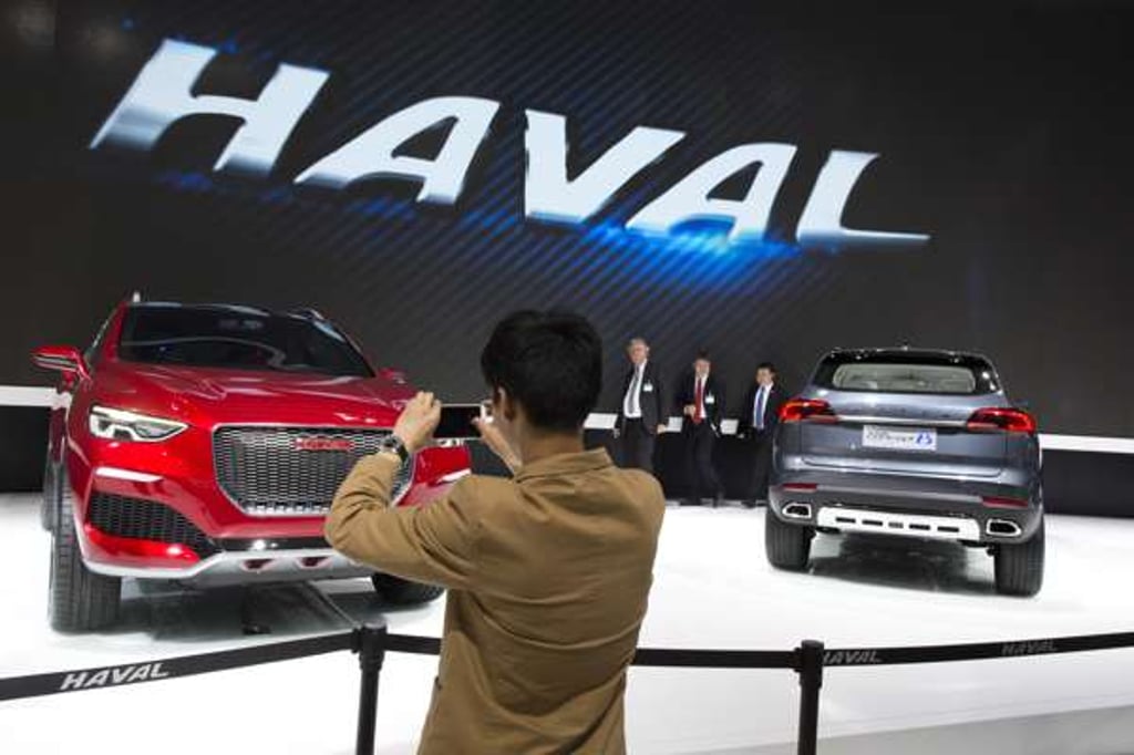 Great Wall Motor’s Haval SUV during the 2015 Shanghai Auto Show. Photo: AP