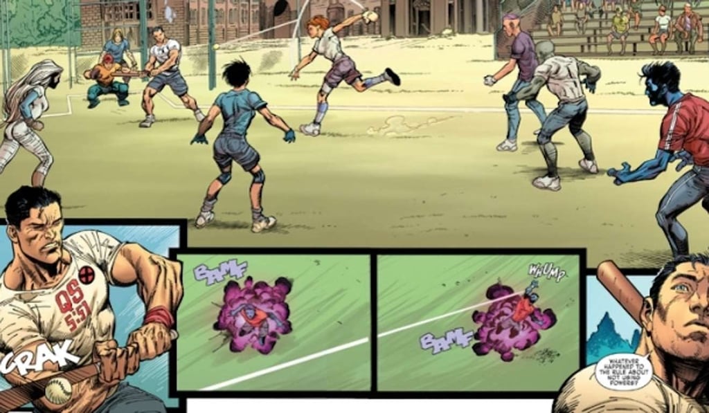 Syaf placed the numbers ‘5:51’ into panels of the comic, referencing a current controversy surrounding Jakarta’s governor. Photo: Marvel Syaf placed the numbers ‘5:51’ into panels of the comic, referencing a current controversy surrounding Jakarta’s governor. Photo: Marvel