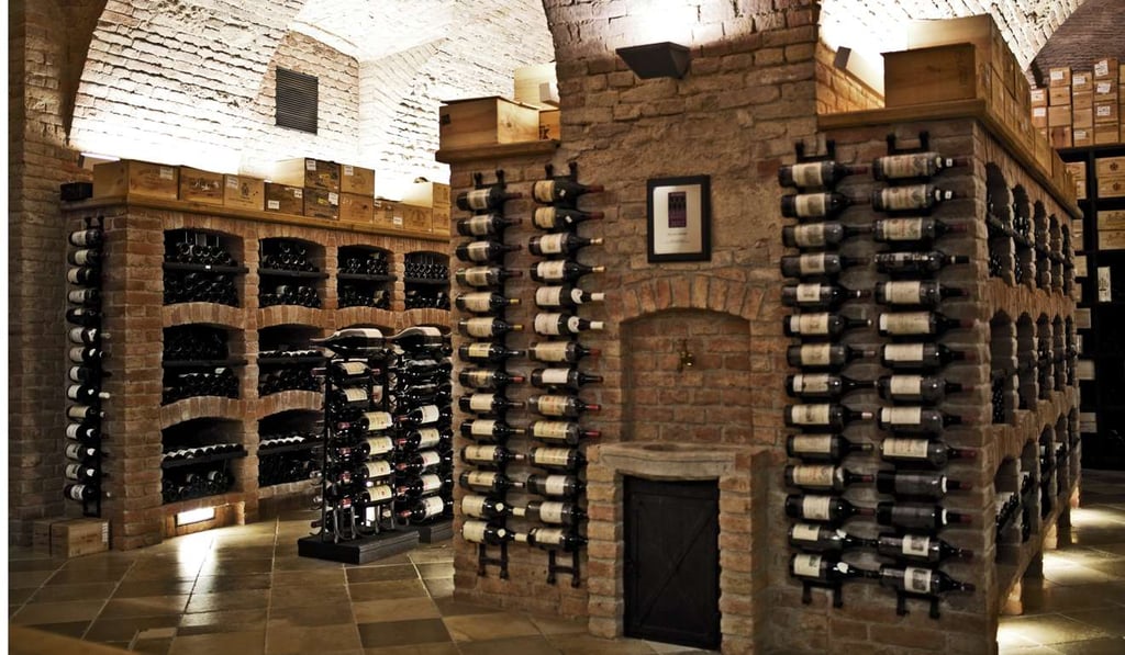 The New World Cellar is one of six cellars at Palais Coburg, with an impressive collection of fine New World wines.