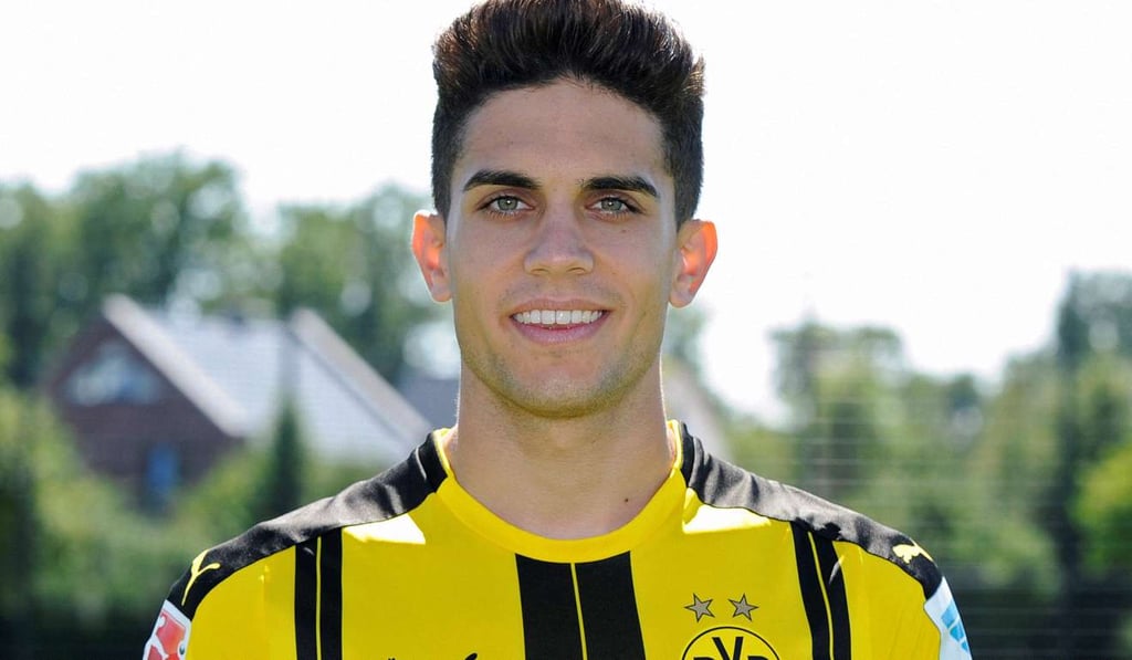 Borussia Dortmund's Marc Bartra who was injured when blasts hit Dortmund’s team bus. Photo: Reuters