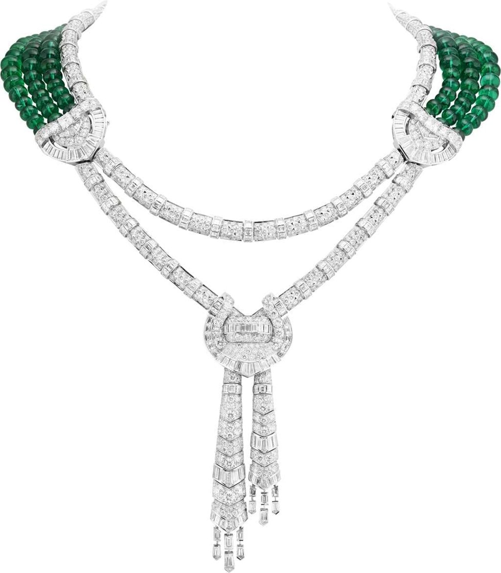 Van Cleef & Arpels Emeraudes Collier reversible necklace