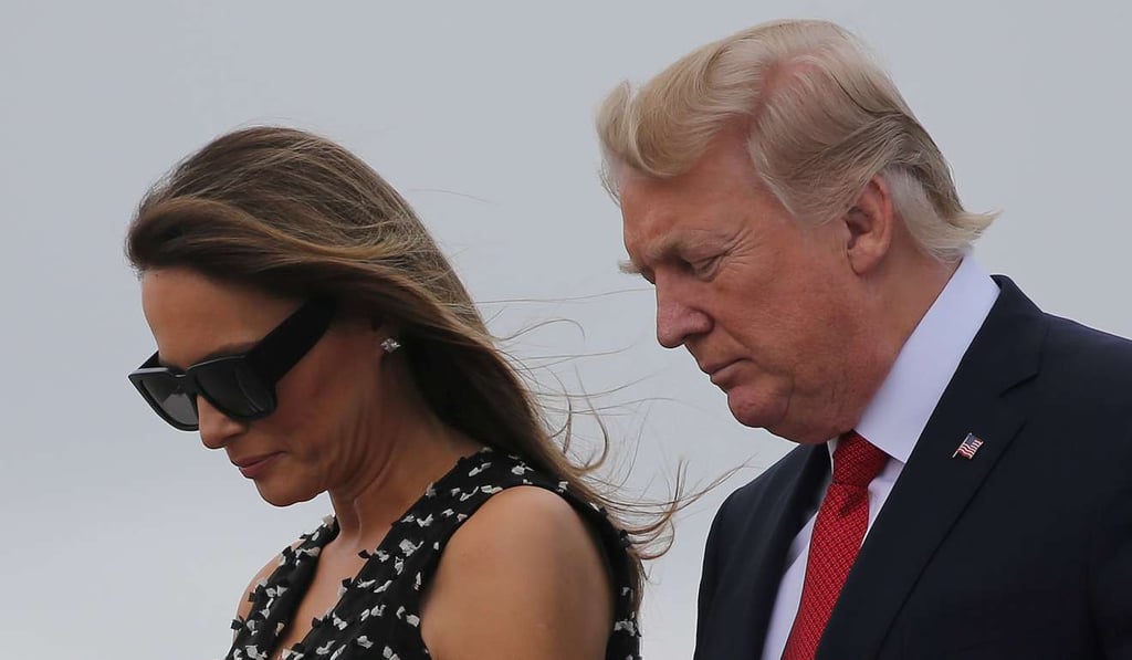 US President Donald Trump and first lady Melania Trump. File photo: Reuters